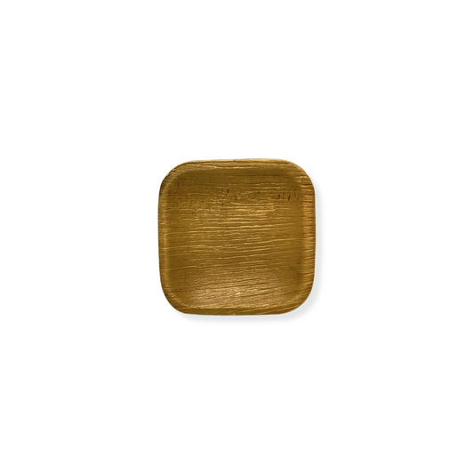 צלוחית עלי דקל מרובעת מתכלה 10*10 ס''מ