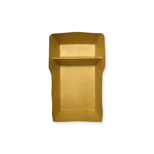 כלי הגשה מתכלה מקראפט מחולק 18*10 ס''מ