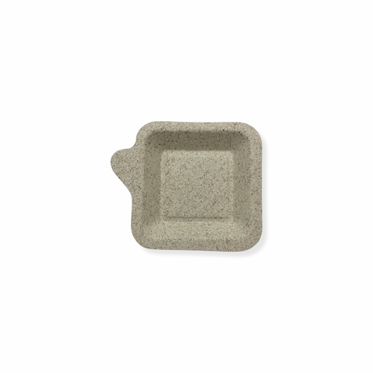 צלוחית חיטה מרובעת מתכלה 12*12 ס''מ