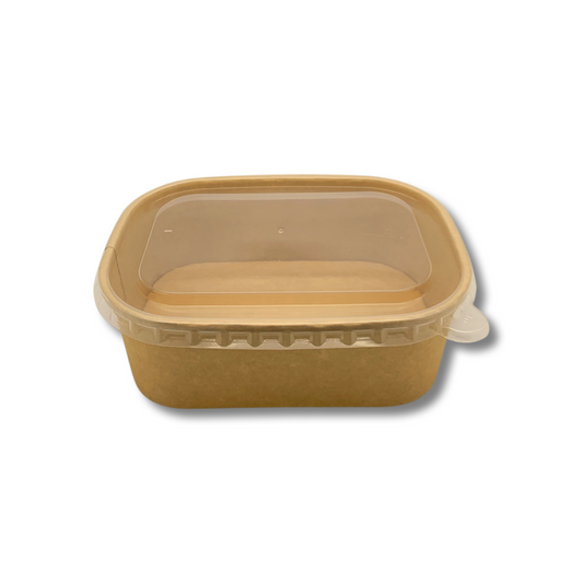 מיכל קראפט מלבני מתכלה 750 מ''ל כולל מכסה