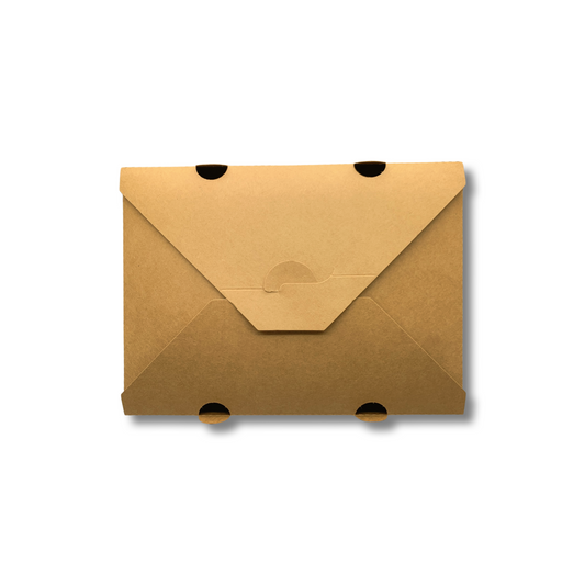 אריזת מזון גדולה מתכלה מקראפט 21*16 ס''מ