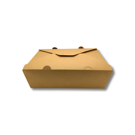 אריזת מזון גדולה מתכלה מקראפט 21*16 ס''מ