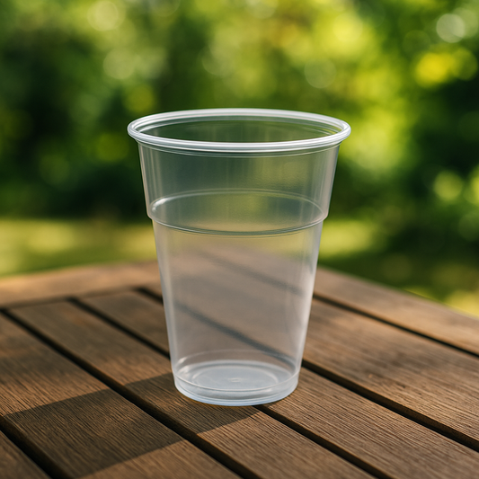 כוס שתייה קרה בינונית מתכלה מעמילן צמחים 400 מ''ל - 50 יח