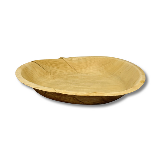 קערת סלט מעלי דקל גדולה מתכלה 31*24 ס''מ - 3 יח