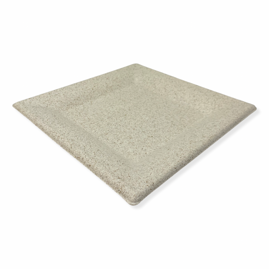 צלחת חיטה מרובעת גדולה מתכלה 25*25 ס''מ