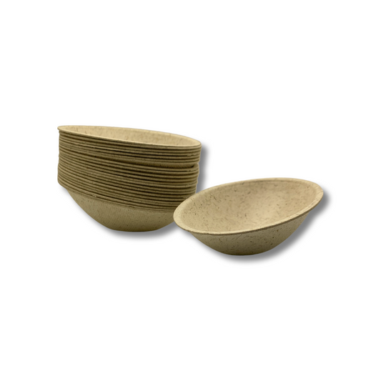 צלוחית אובלית מתכלה מחיטה 10*7 ס''מ