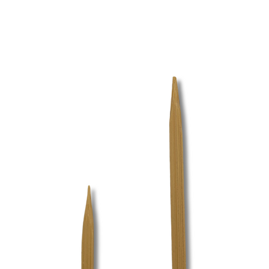 שיפוד במבוק מתכלה ארוך 15 ס''מ