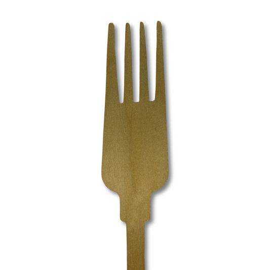 מזלג במבוק גדול מעוצב מתכלה