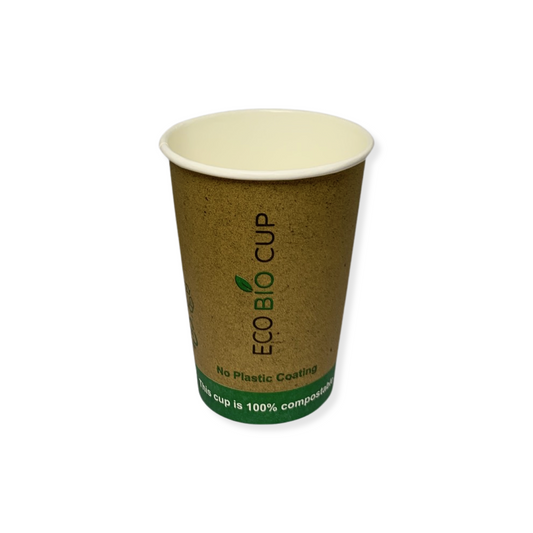 כוס שתייה חמה/קרה גדולה מתכלה 360 מ''ל