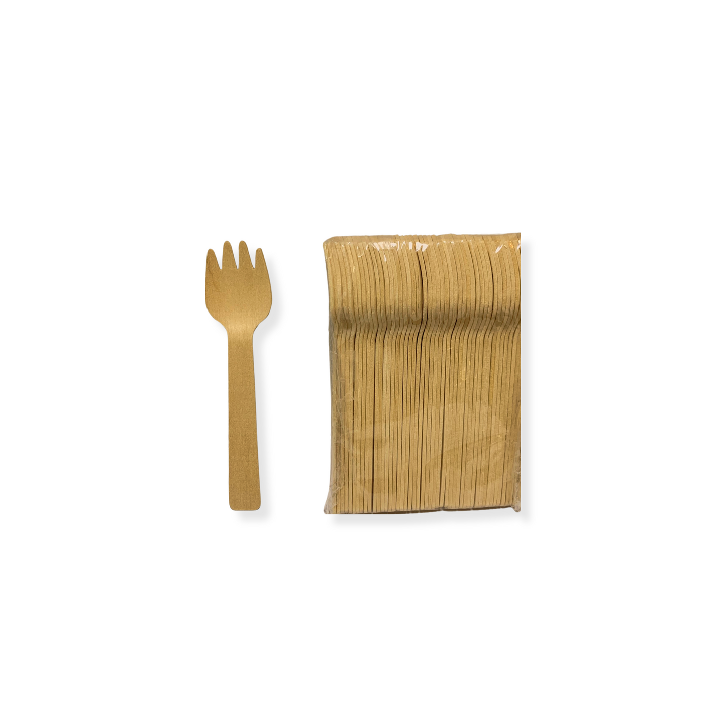 מזלג קינוח במבוק מתכלה