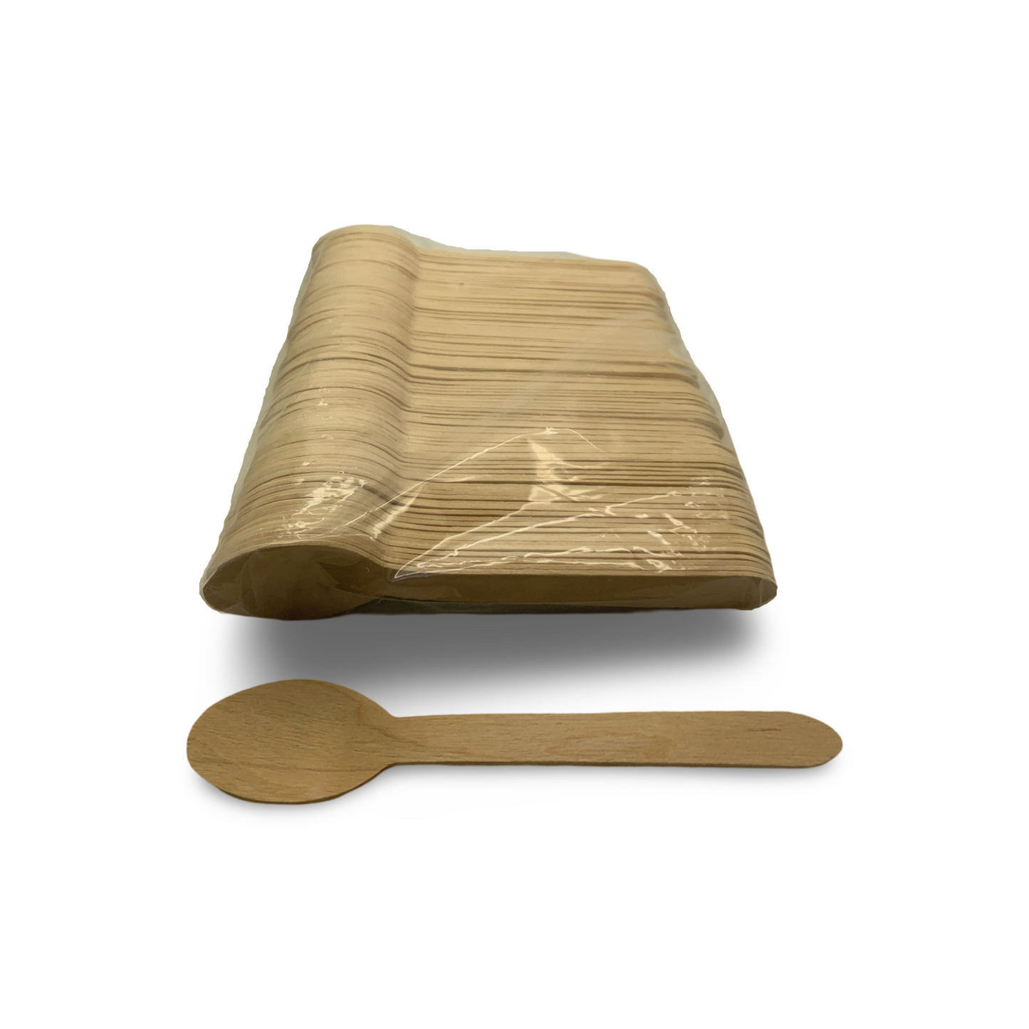 כף במבוק מתכלה - 100 יח