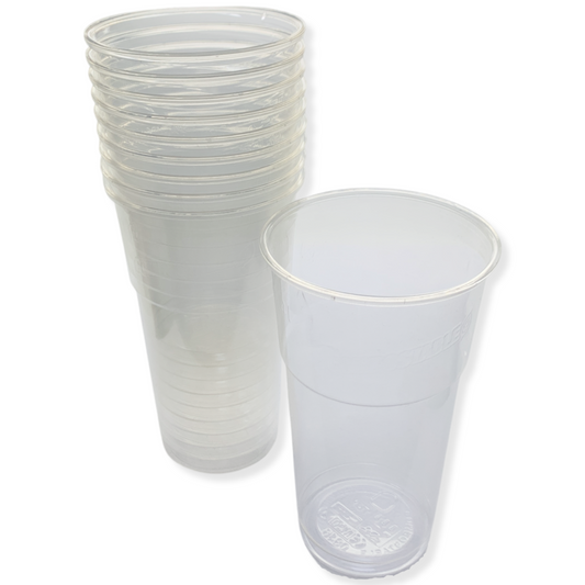 כוס שתייה קרה גדולה מתכלה מעמילן צמחים 500 מ''ל