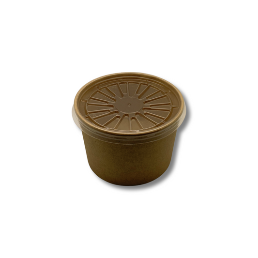 גביע קראפט מתכלה 500 מ''ל כולל מכסה חם - 50 יח